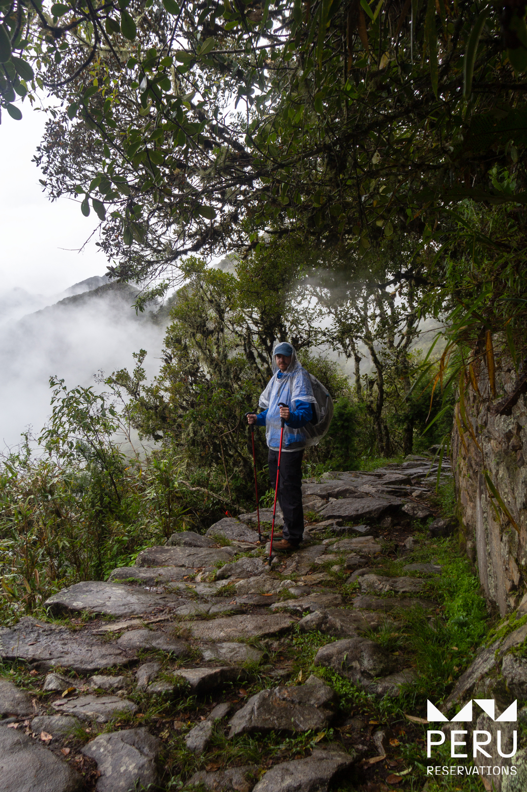 Hiker conquering Dead Woman's Pass