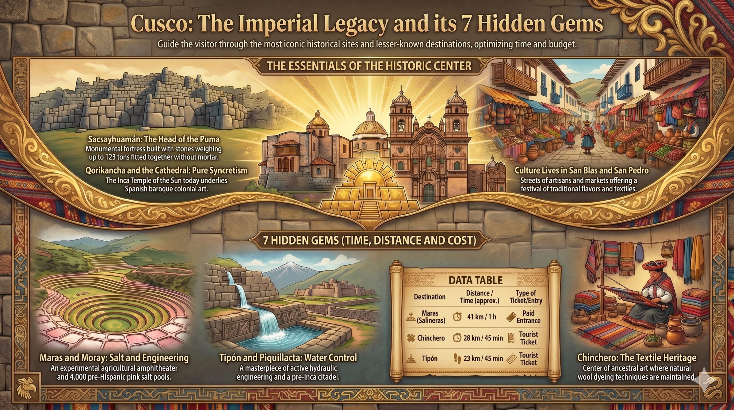 Infographic Attractions Cusco