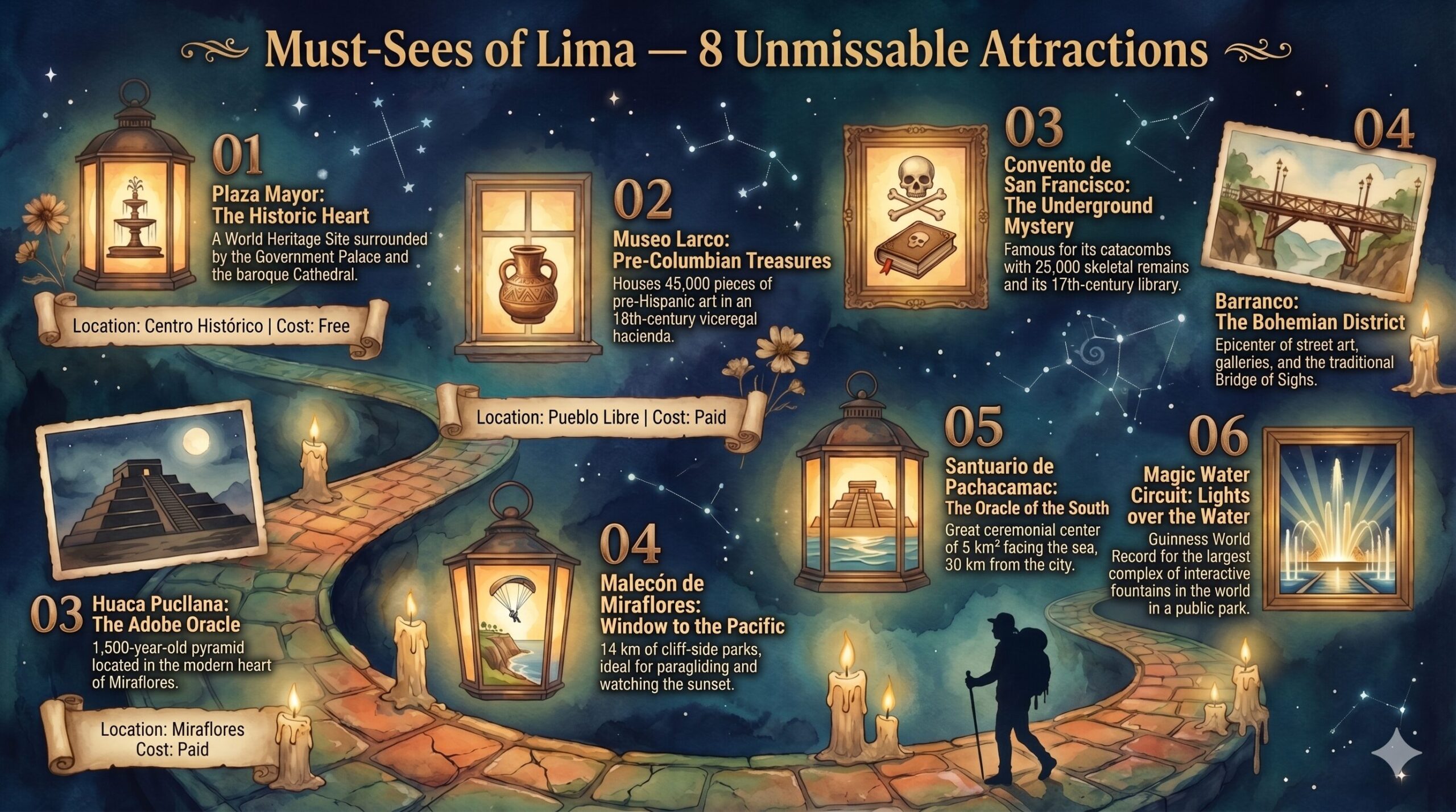 Lima Attractions Infographic