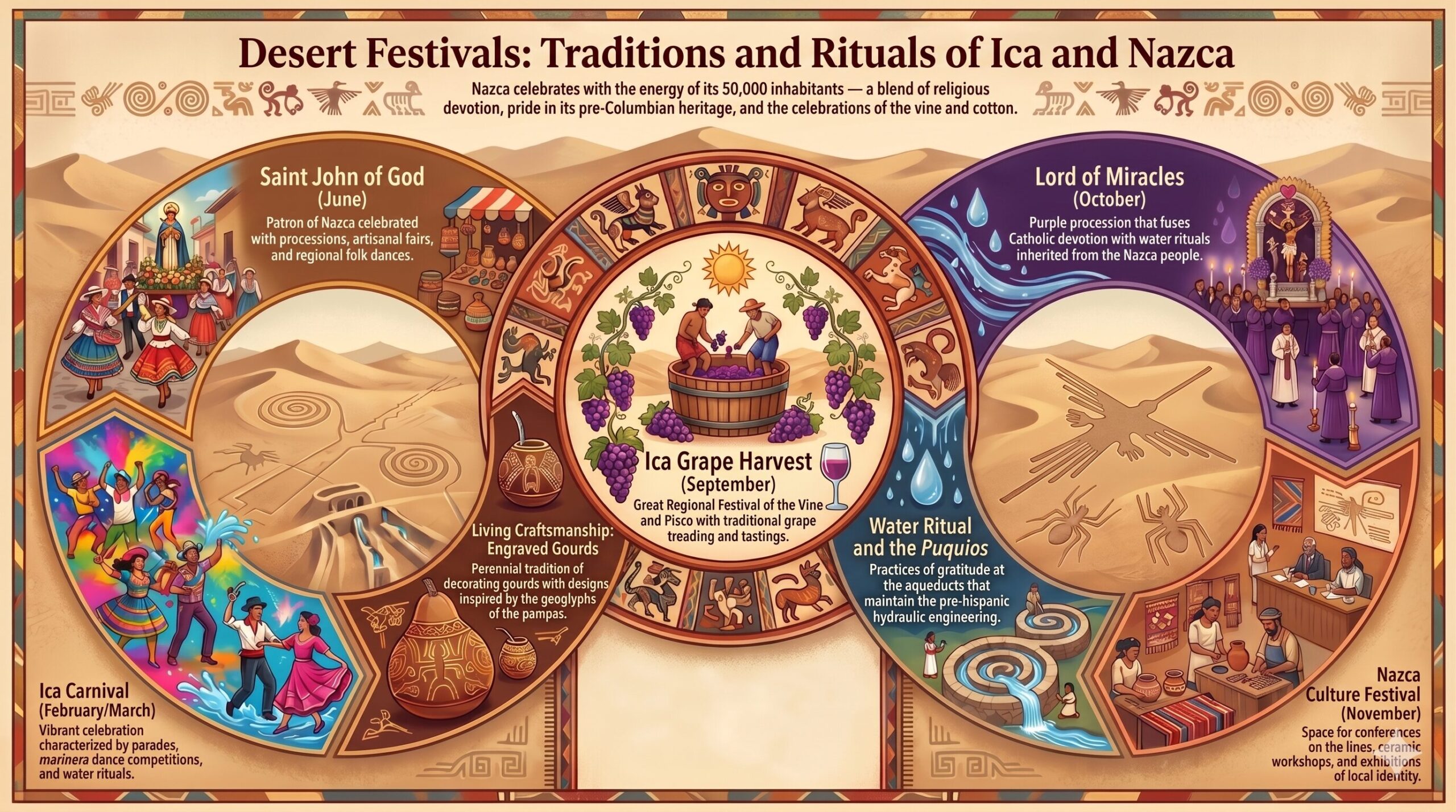 Nazca Festivities Infographic