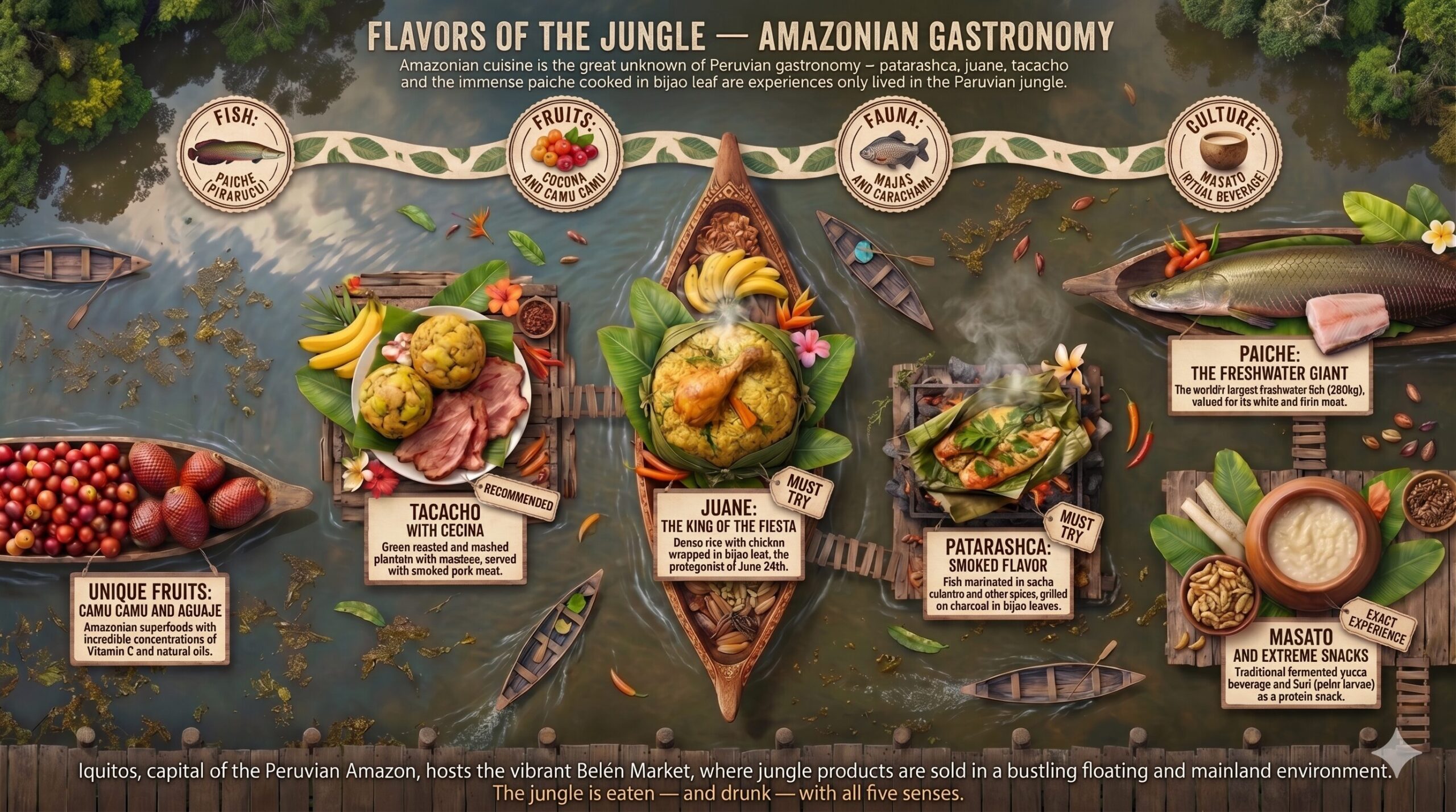 Gastronomy Amazon Infographic