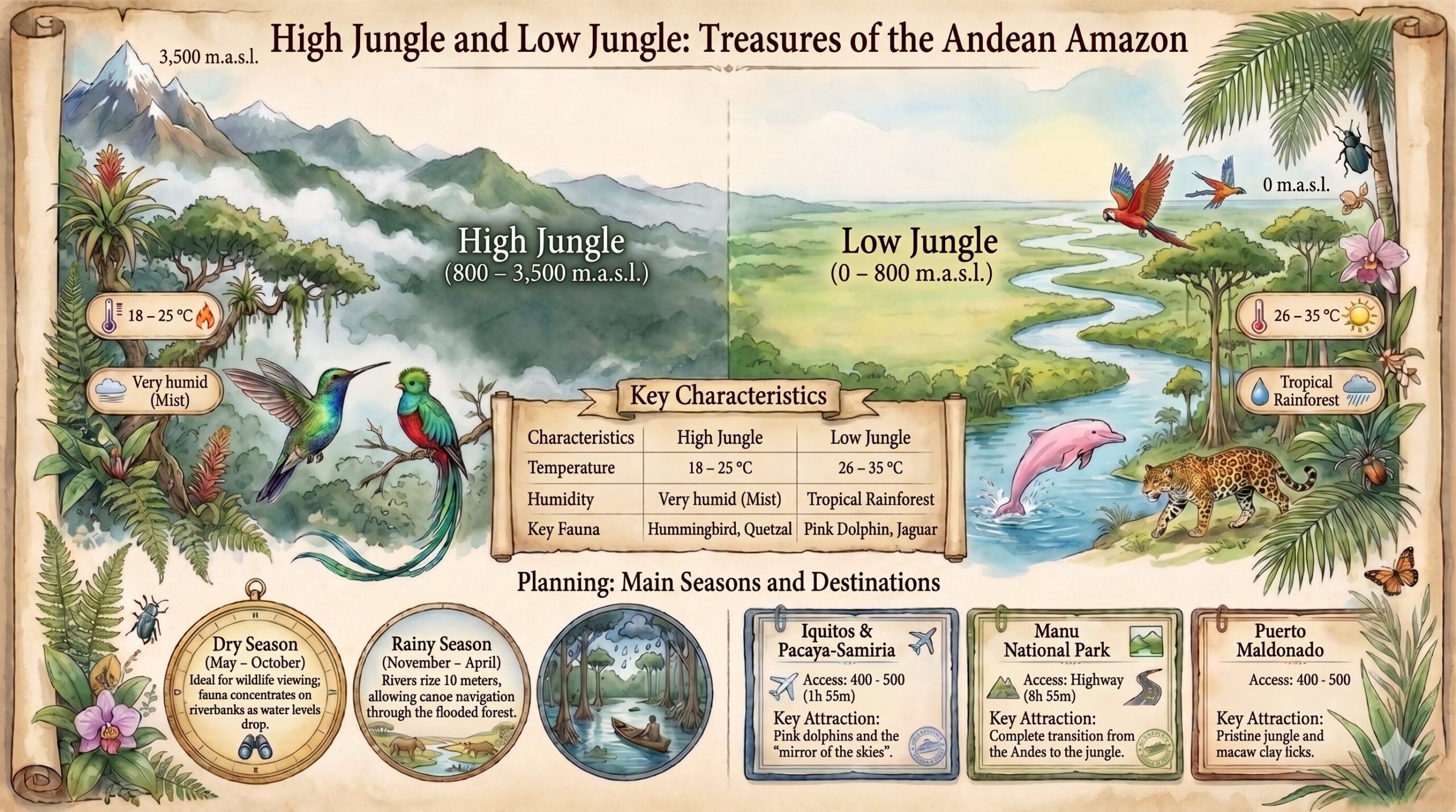 Geography Amazon Infographic