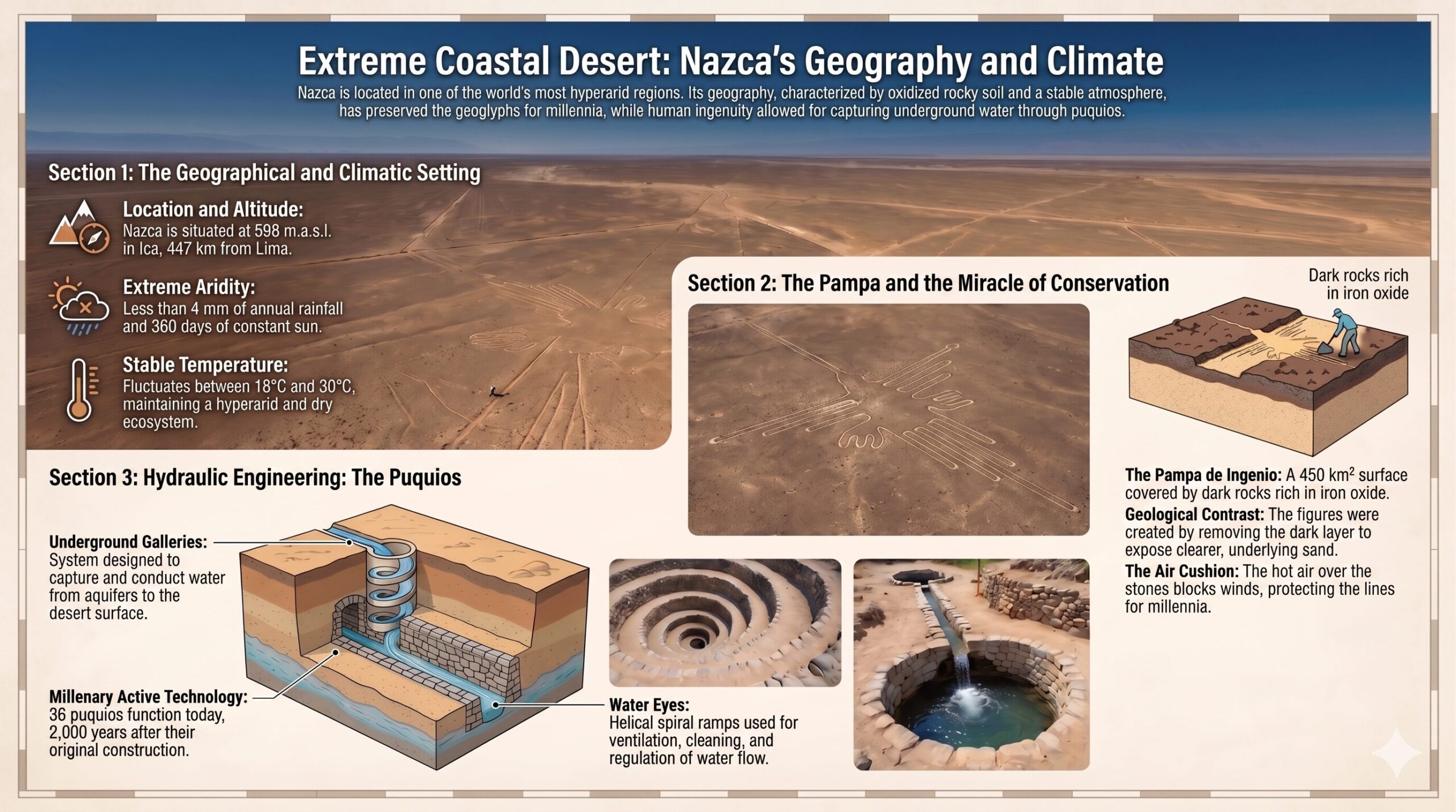 Nazca Geography Infographic
