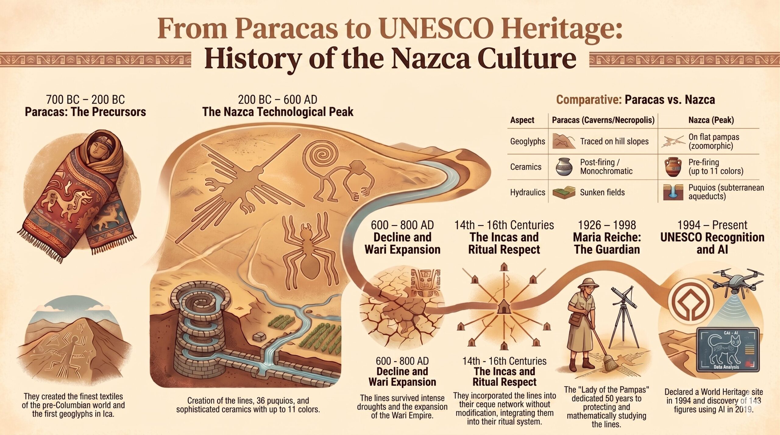 Nazca History Infographic