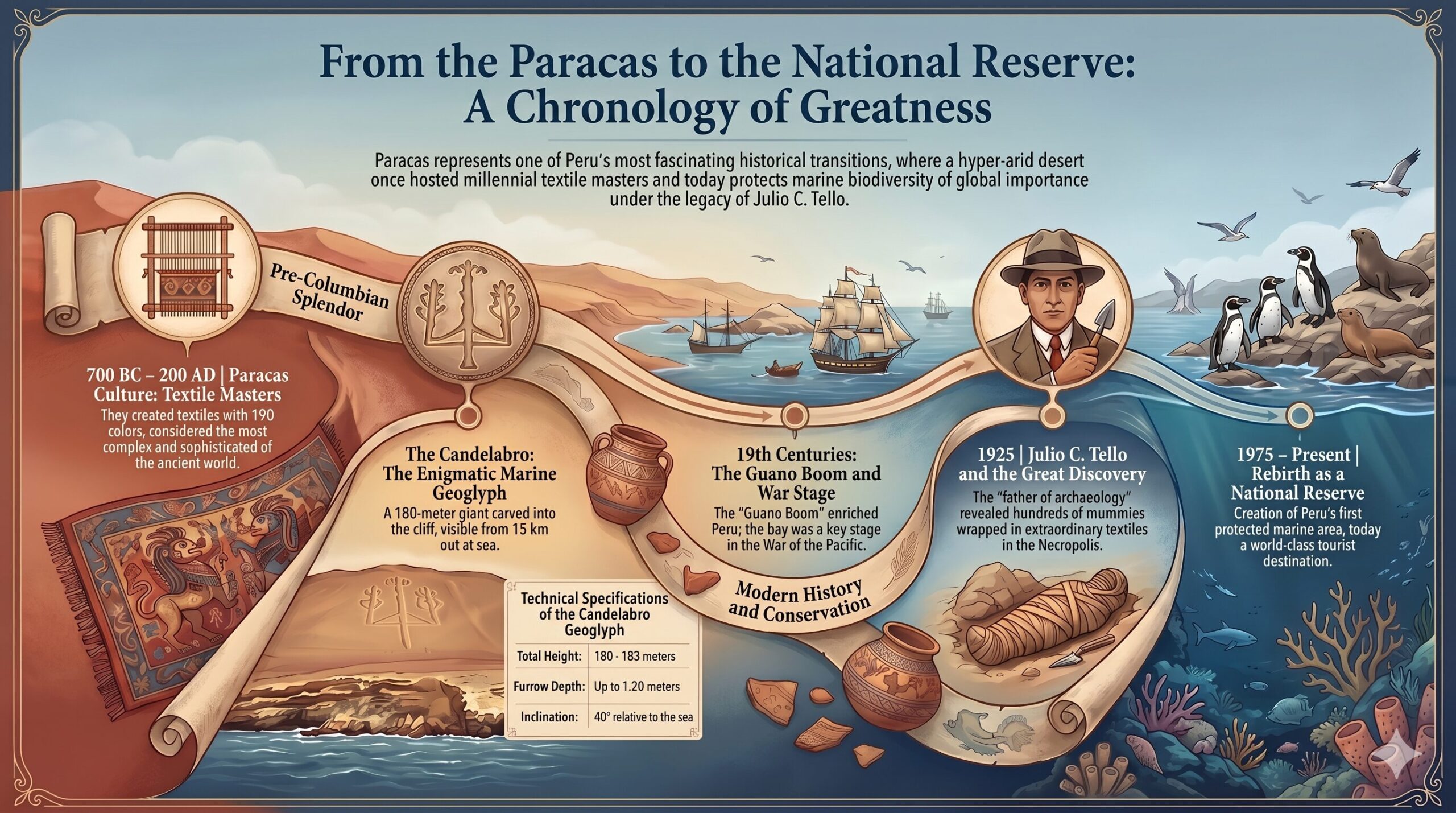 Paracas History Infographic