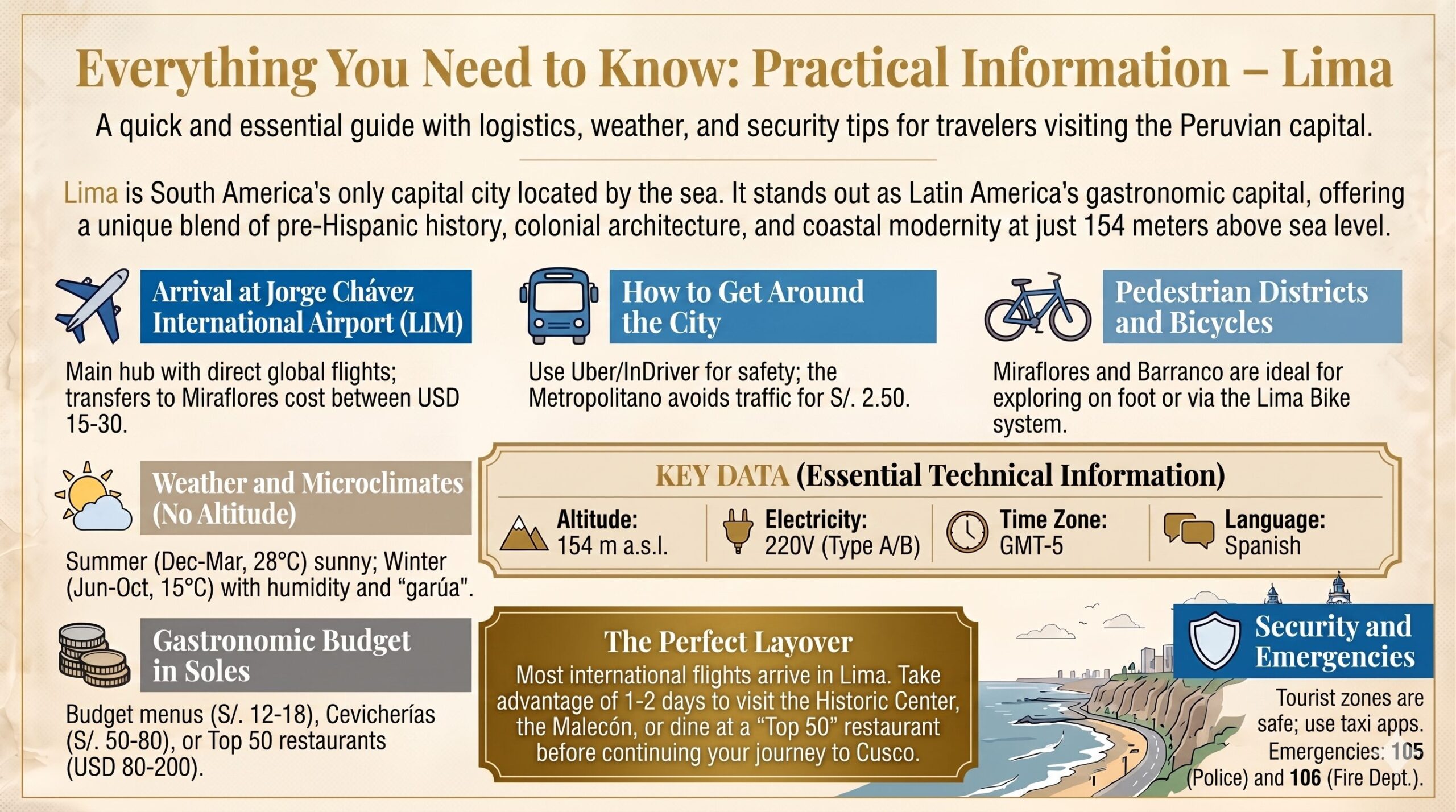 Lima Information Infographic