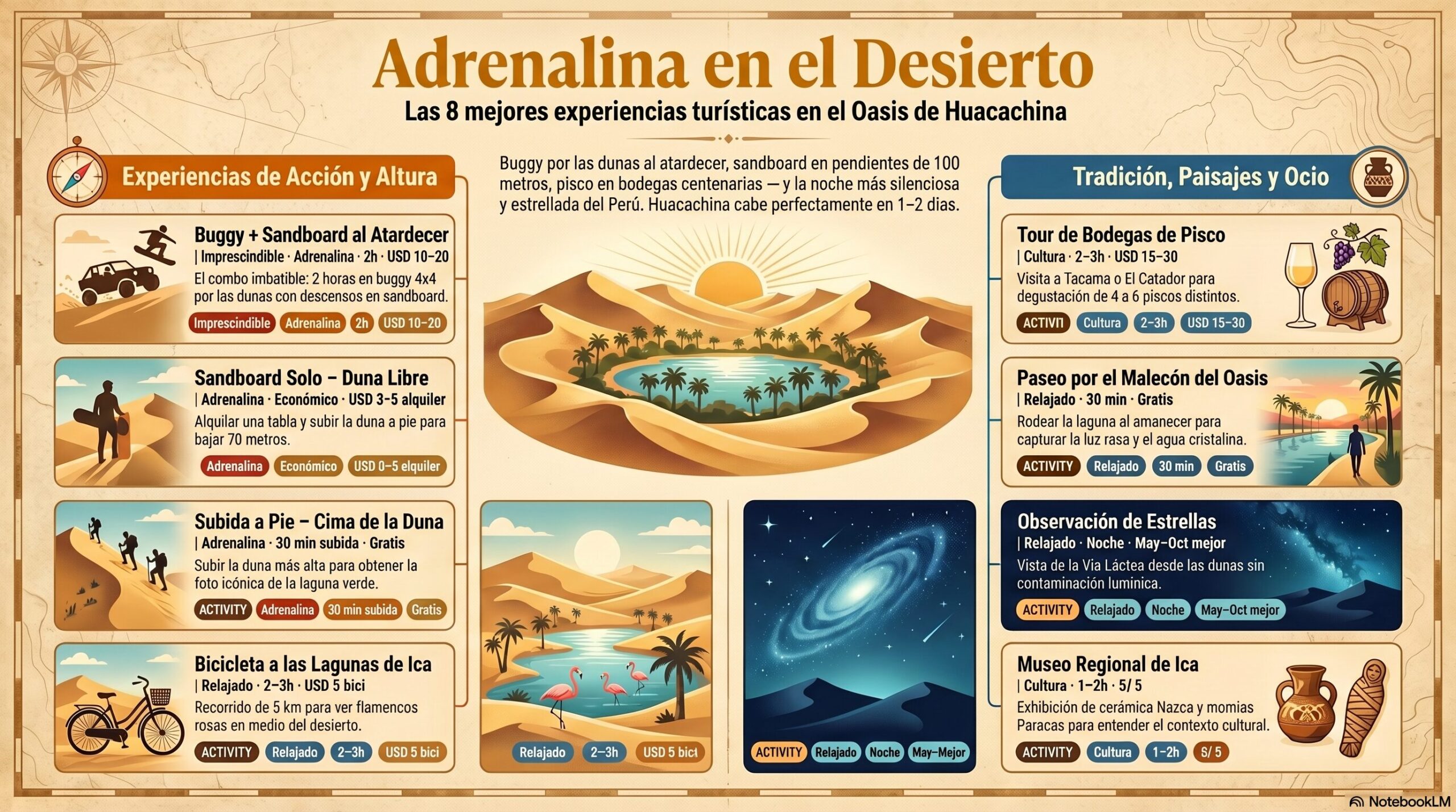 Actividades de Huacachina