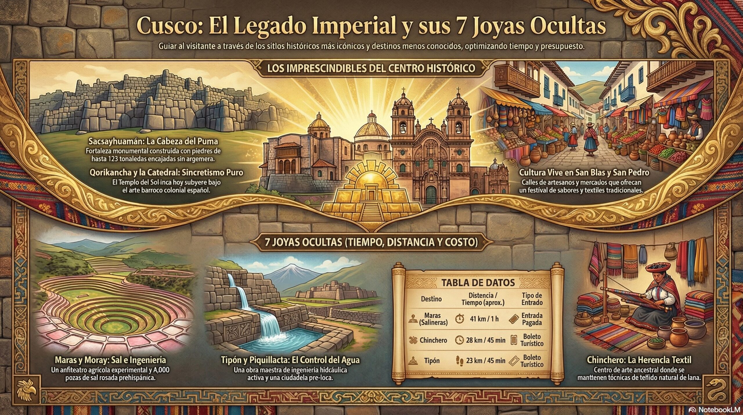 Infografía Atracciones Cusco