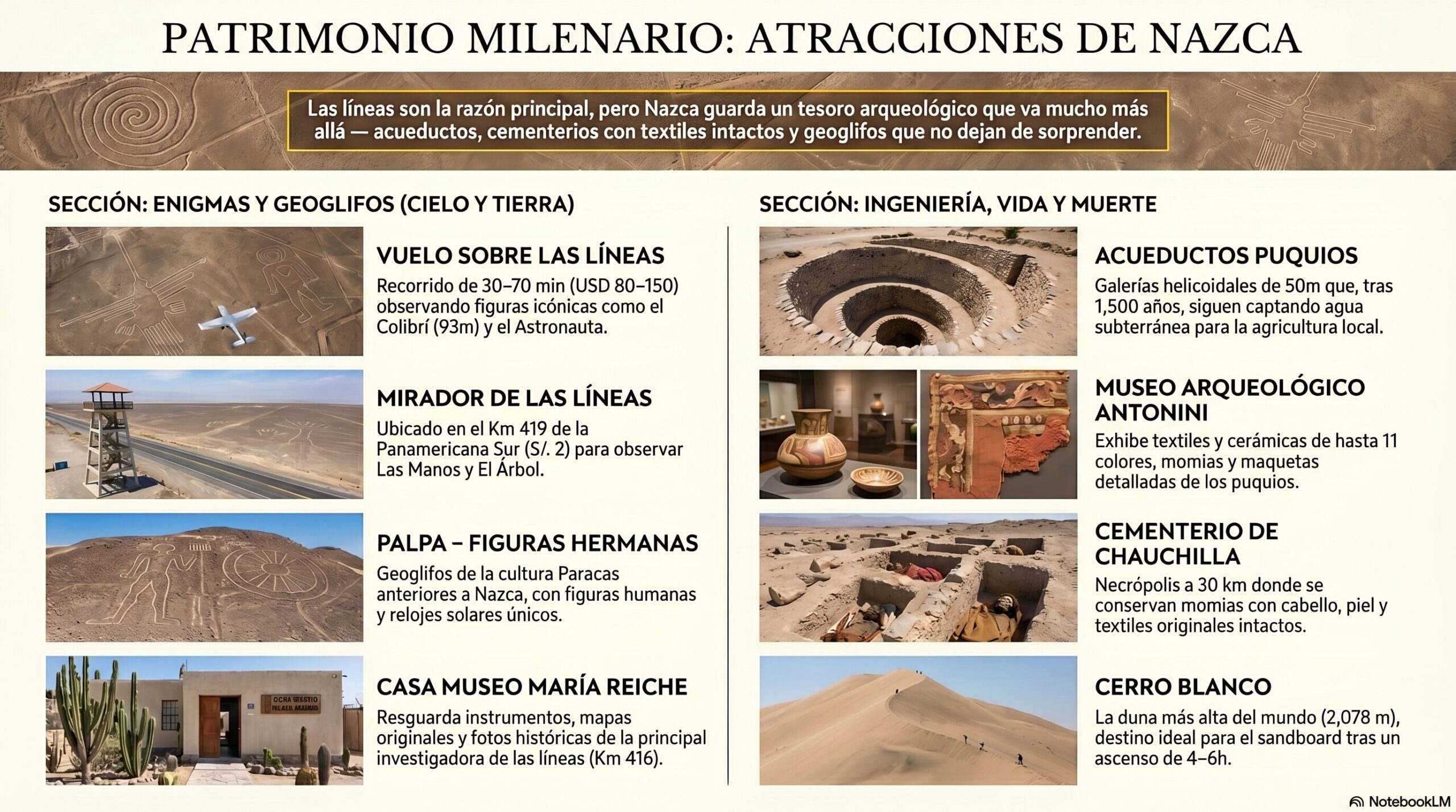 Atracciones de Nazca