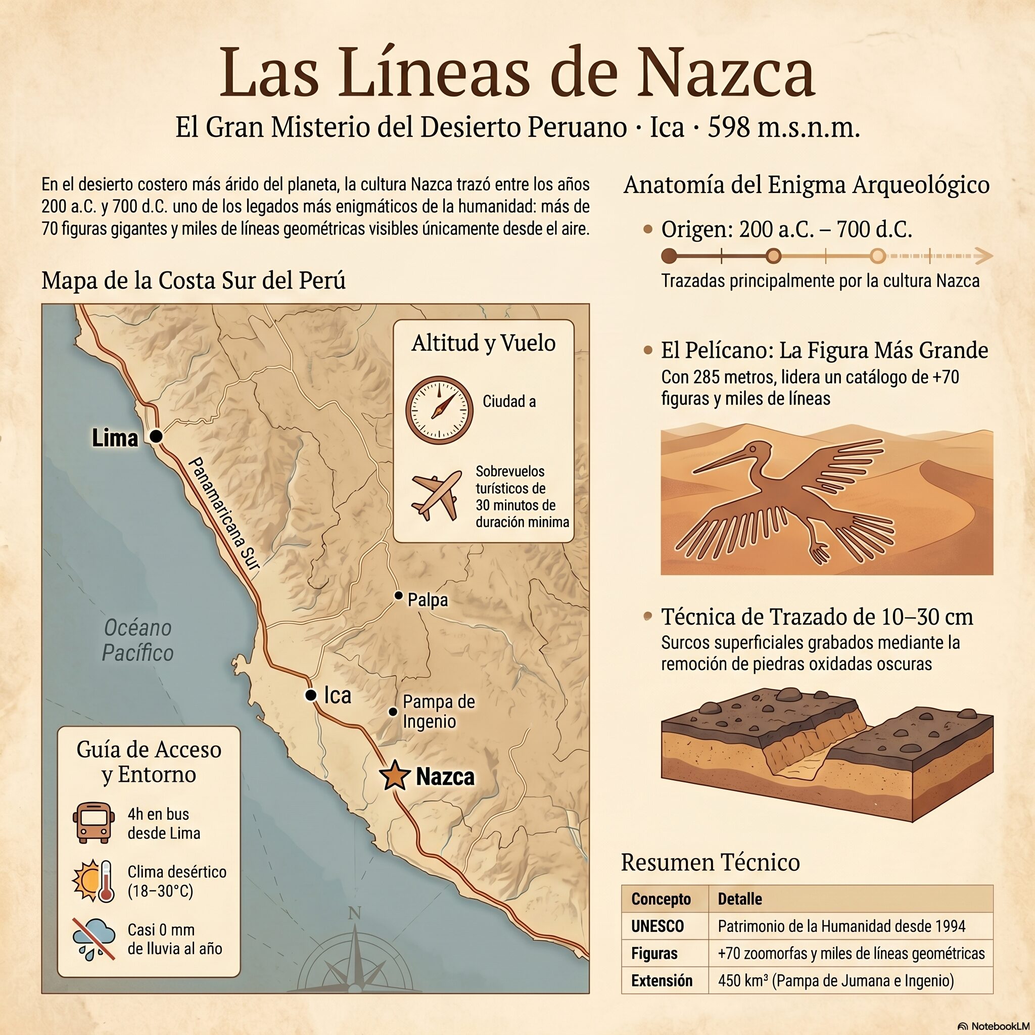 Mapa de las Líneas de Nazca