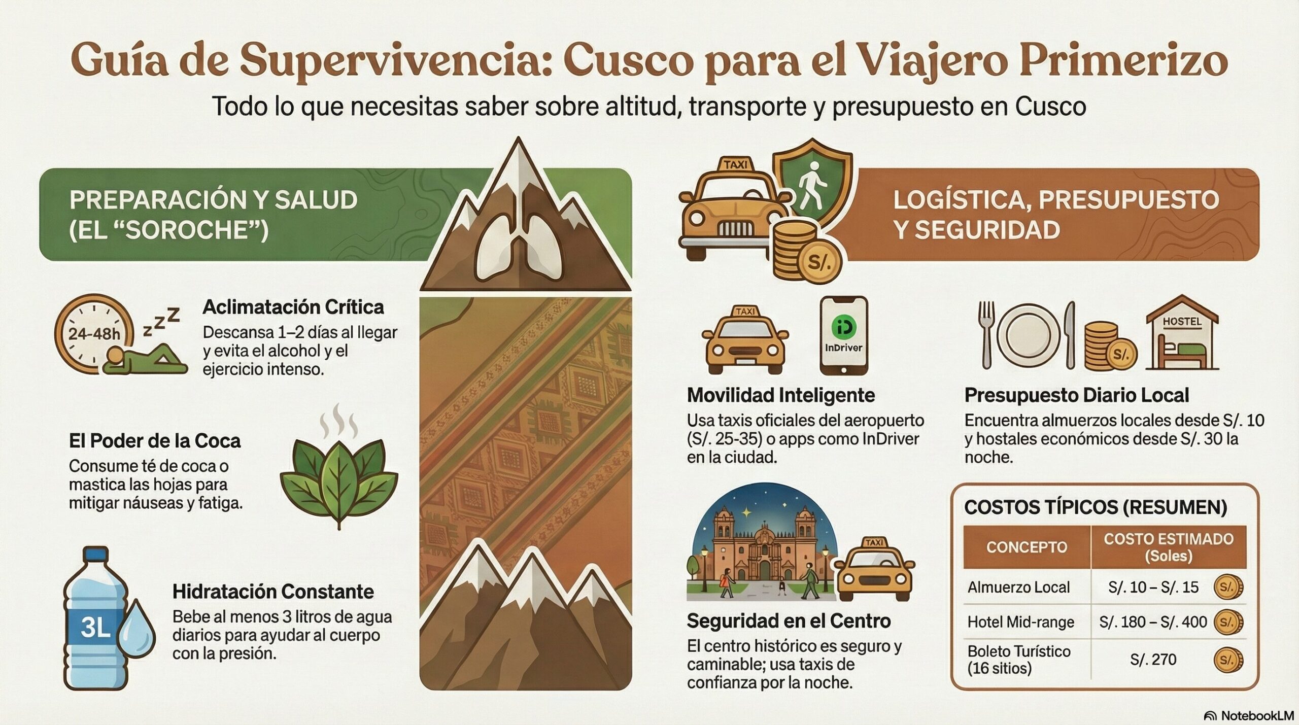 Infografía Información Práctica Cusco
